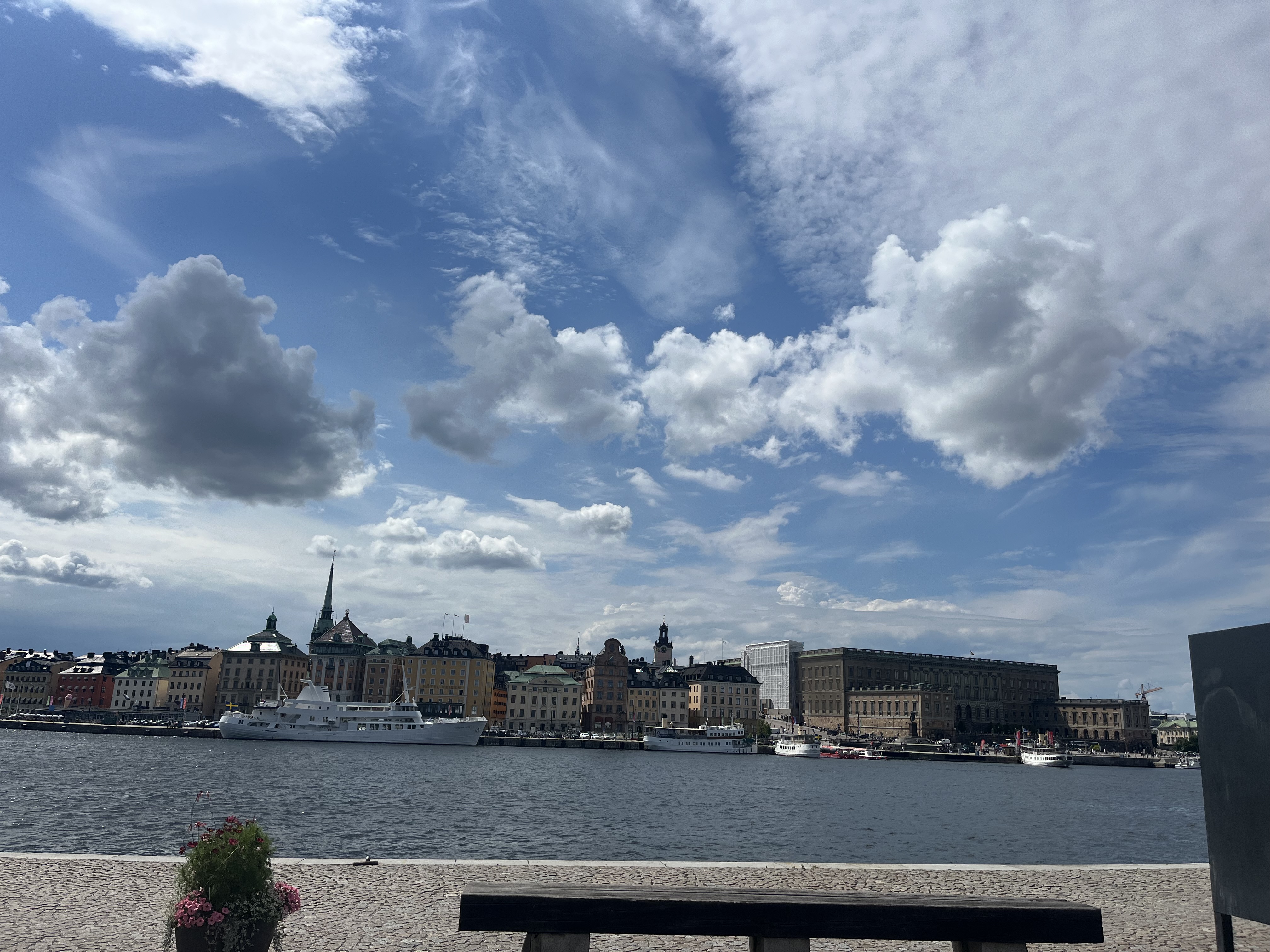 Stockholm waterfront skyline